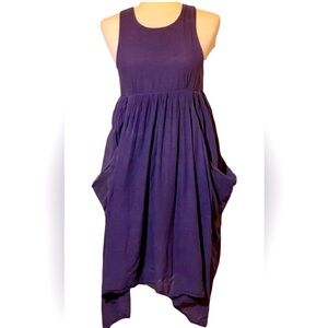 Purple Pocket Dress